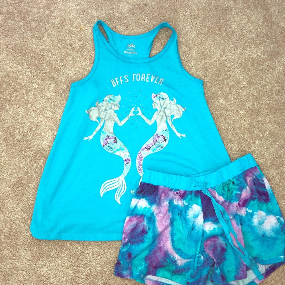 Girls Summer Justice Pajama Set Size 12